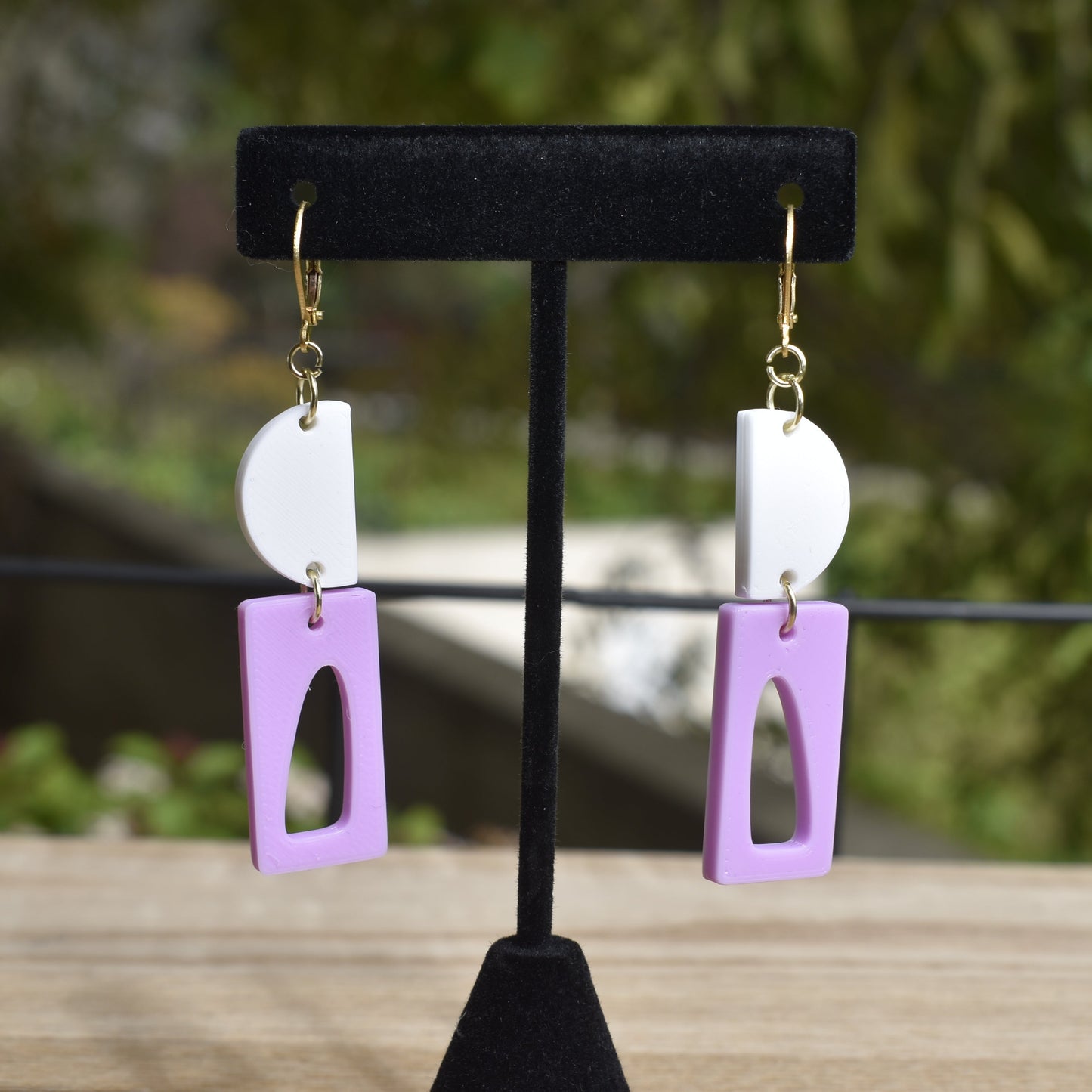 Abstract Void Earrings
