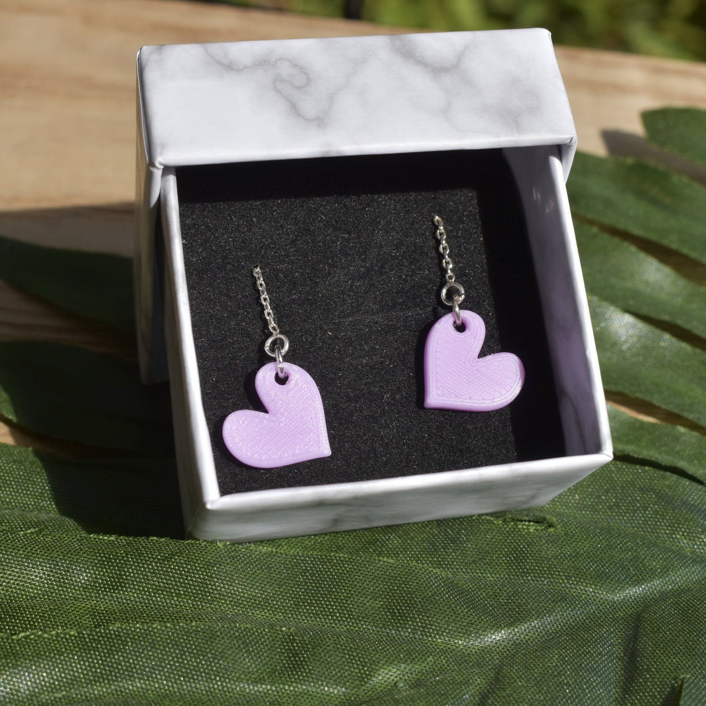 Heart Threader Earrings