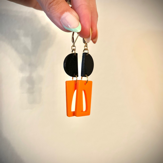 Abstract Void Earrings