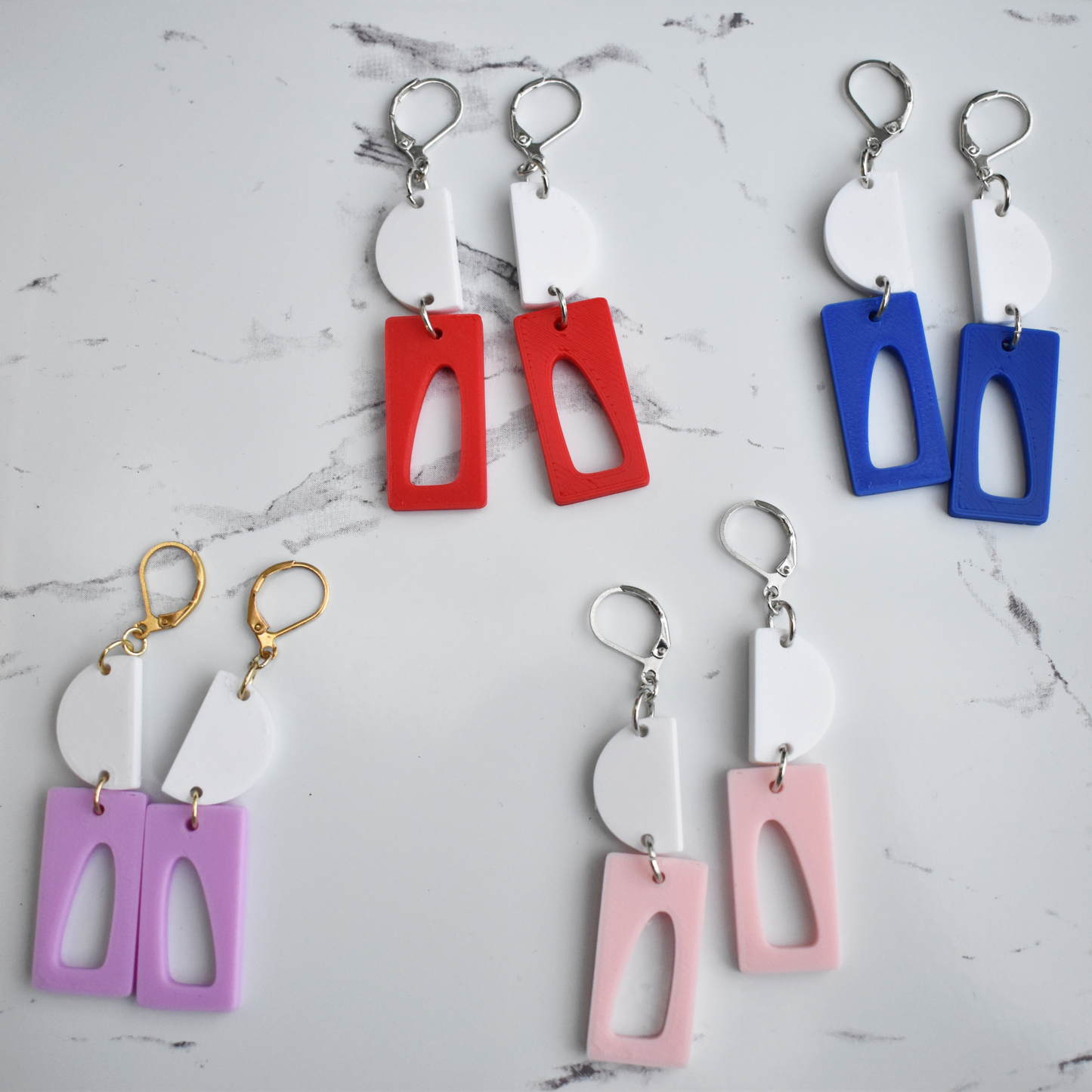 Abstract Void Earrings