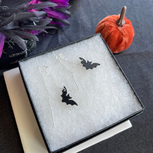 Bat Threader Earrings